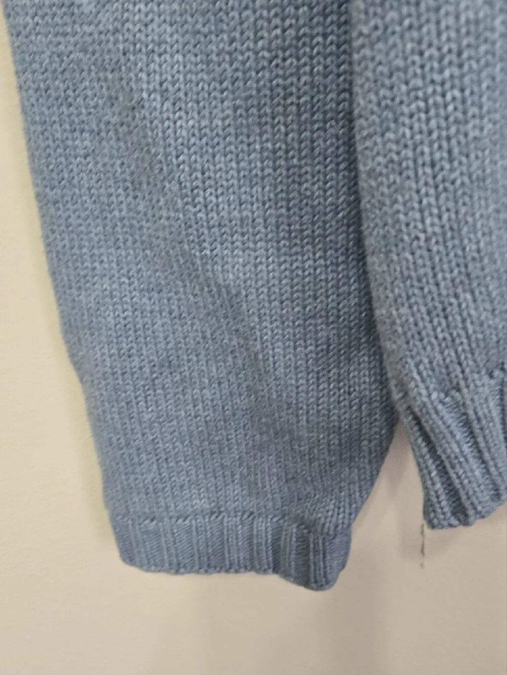 J. Crew Men's V-Neck Sweater in Slate Blue
